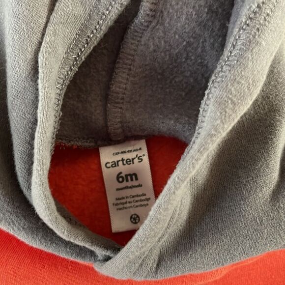 Lot of baby boy hoodie lot, 6 months, Carters and Jumping Beans - Picture 5 of 7